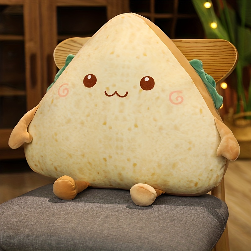 Sandwich Pillow Cushion Cute Sofa Cushion Office Thick - Temu