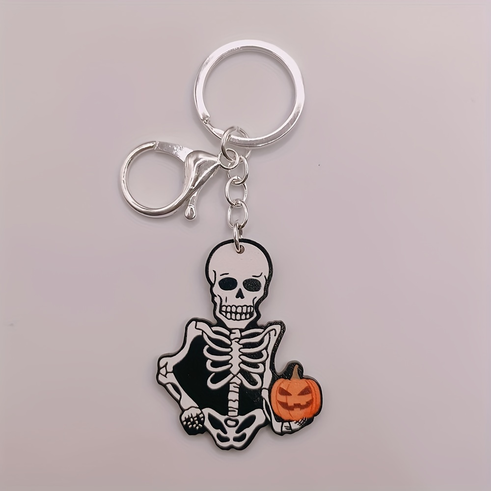 Cat Ghost Bag Charm Keychain 