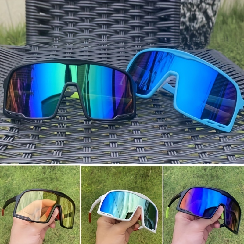 5 Lens Riding Cycling Sunglasses Mtb Polarized Sports - Temu