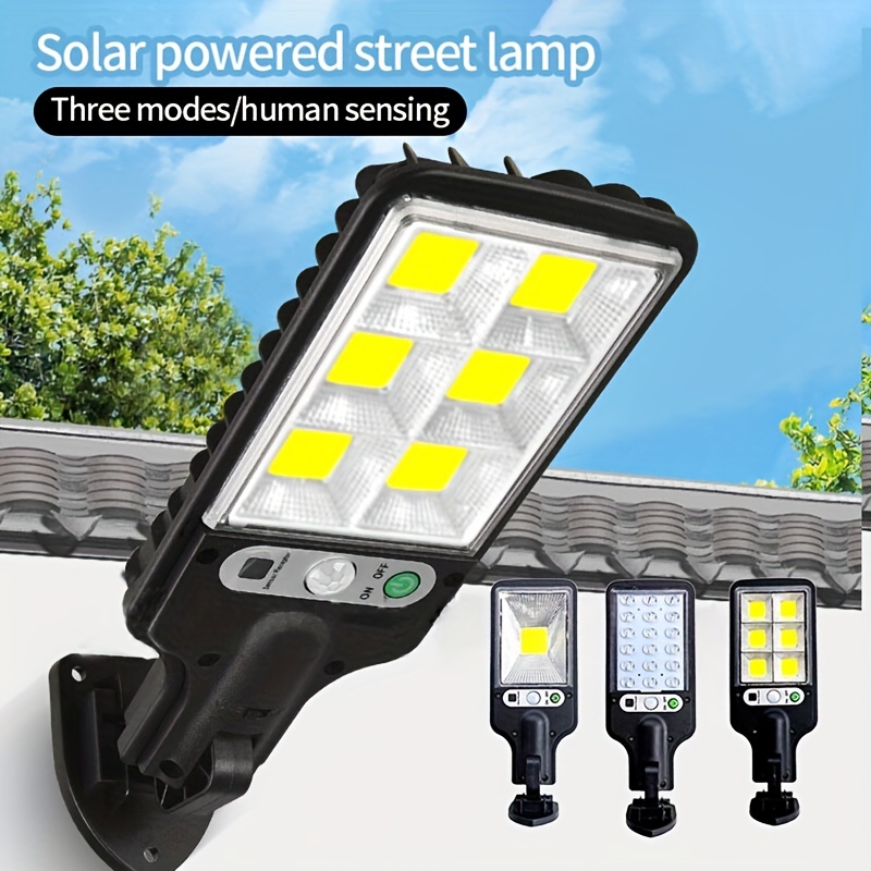 luz solares exterior luces solares para exterior Farolas solares 616B para  exteriores, lámpara Solar con 3 modos de luz, Sensor de movimiento,  iluminación de pared para jardín, Patio, camino - AliExpress