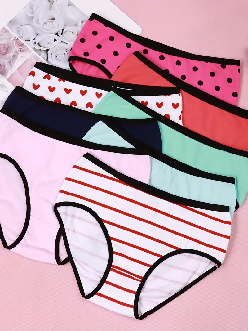 Girls Panties Teens Hipster Briefs Big Girls Underwear - Temu Republic of  Korea