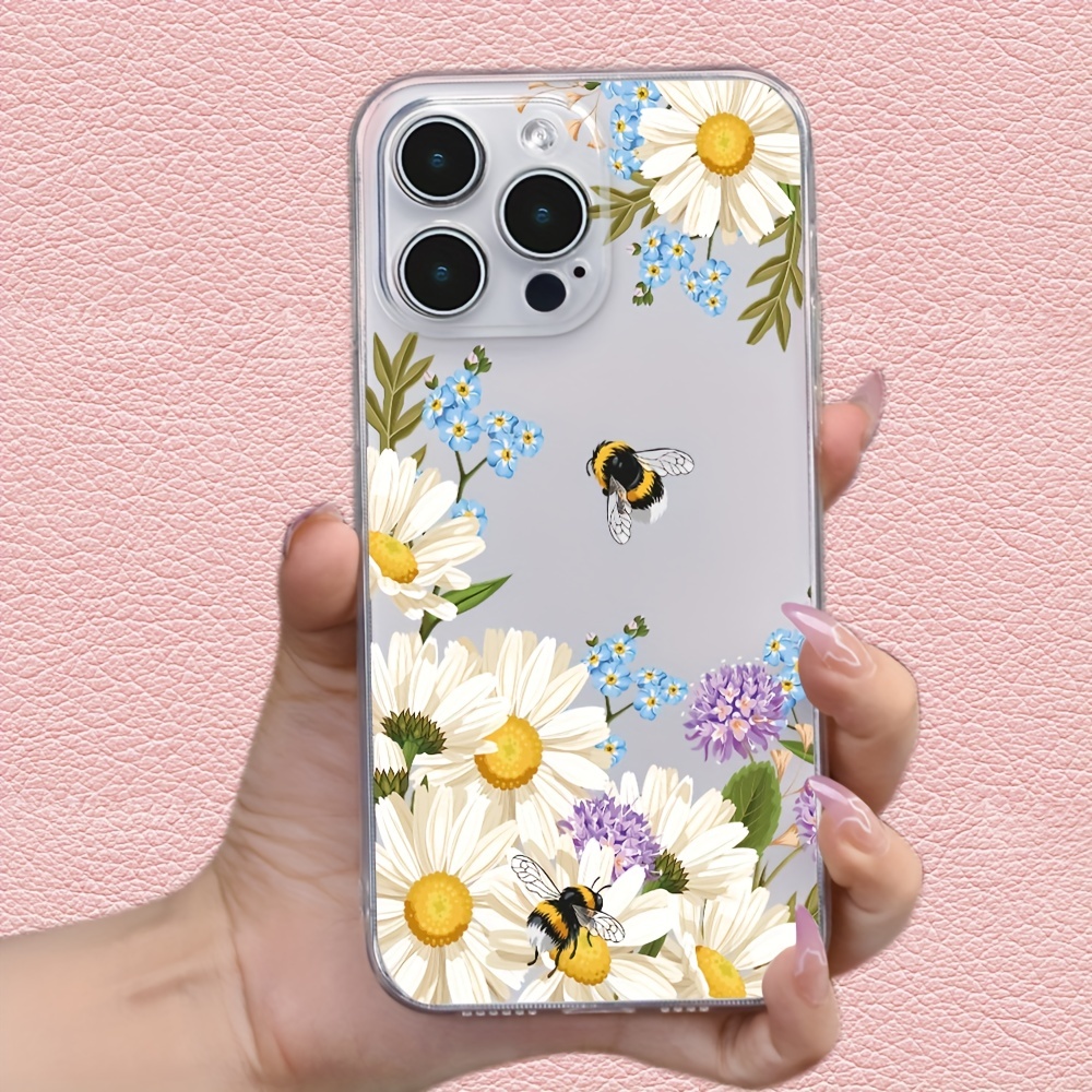 

Minimalist Floral Print Phone Case Suitable For 14 13 12 11 Xs Xr X 7 8 Plus Pro Max Mini