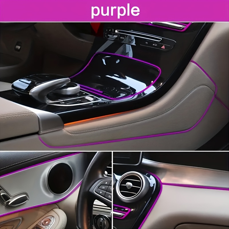 Car Interior Trim Strips - 16.4ft/5M Car Decor Universal Car Gap Fillers  Automobile Molding Line Decorative Accessories DIY Flexible Strip Garnish