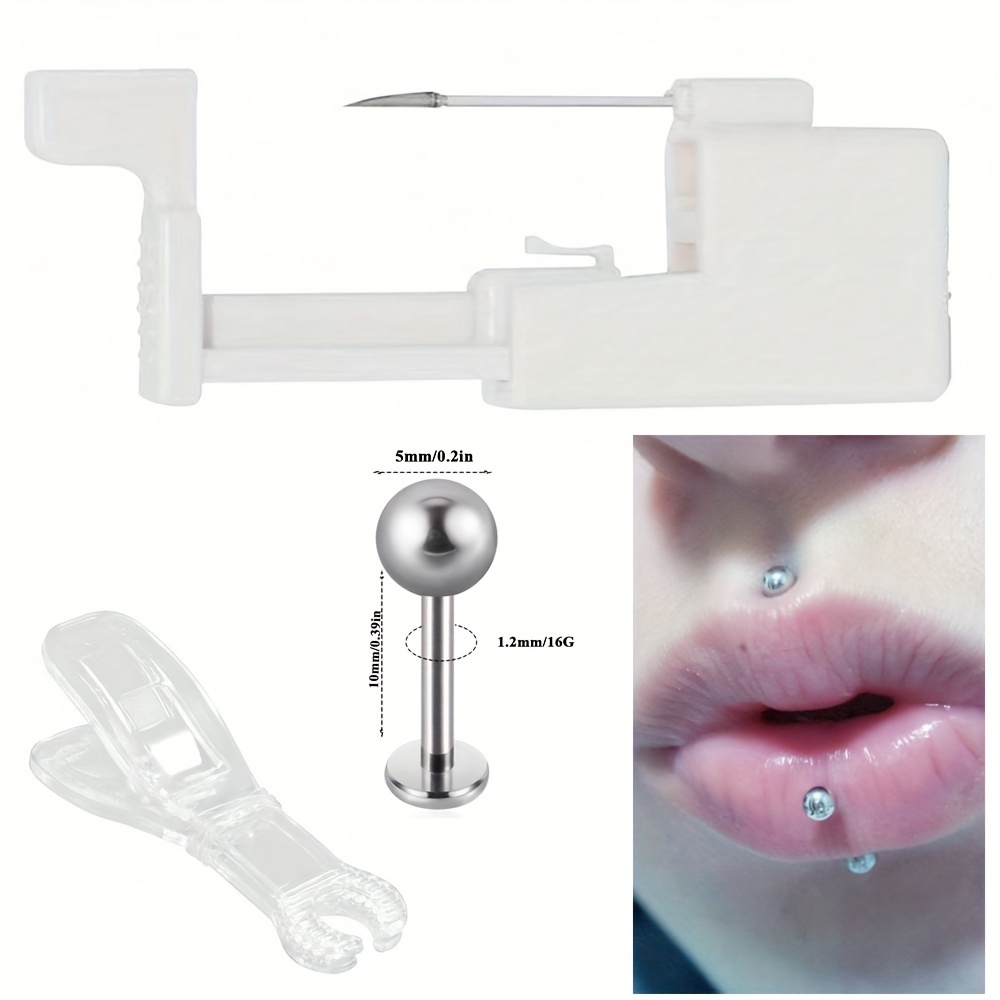 Professional Piercing Tool Kit: Navel Tongue Eyebrow Lip - Temu