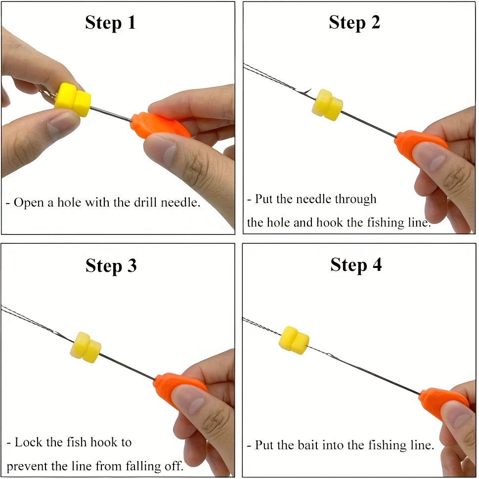 Premium Carp Fishing Bait Rig Kit Needle Swinger Driller - Temu