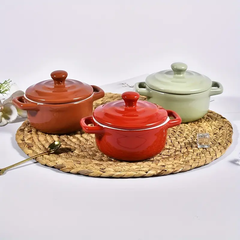 Soup Pots Cooking Pot Ceramic Casserole Kitchenware - Temu