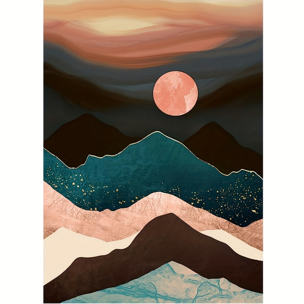Mountains Landscape, 5D Diamond Painting Kits