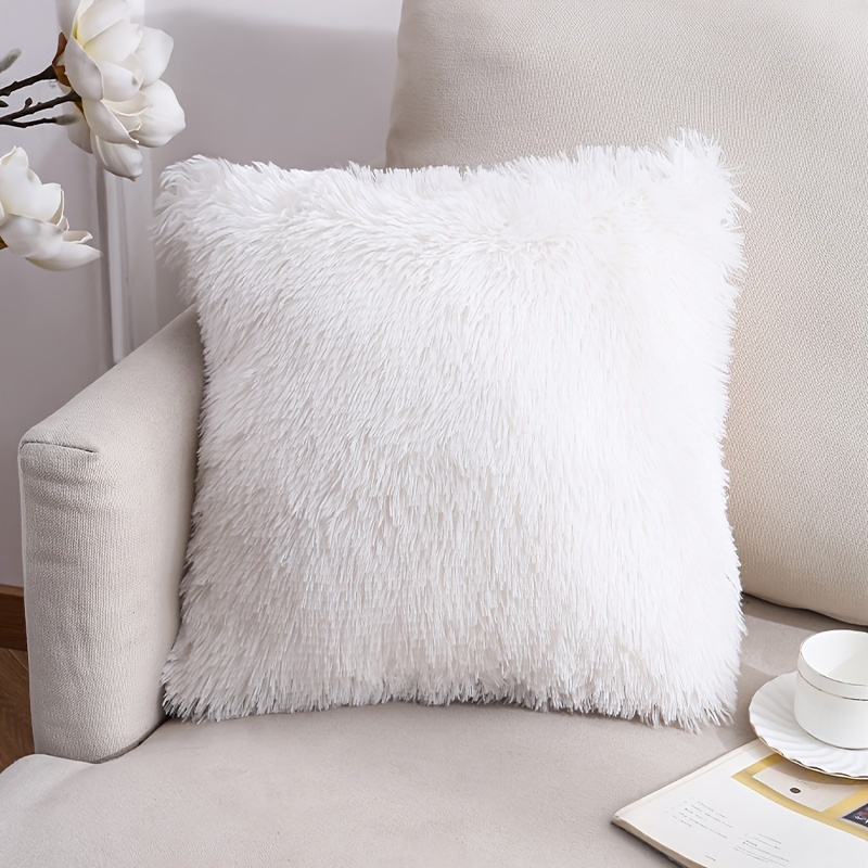 Upgrade Your Home Decor With Soft & Fluffy White Throw Pillow Inserts - -  Temu