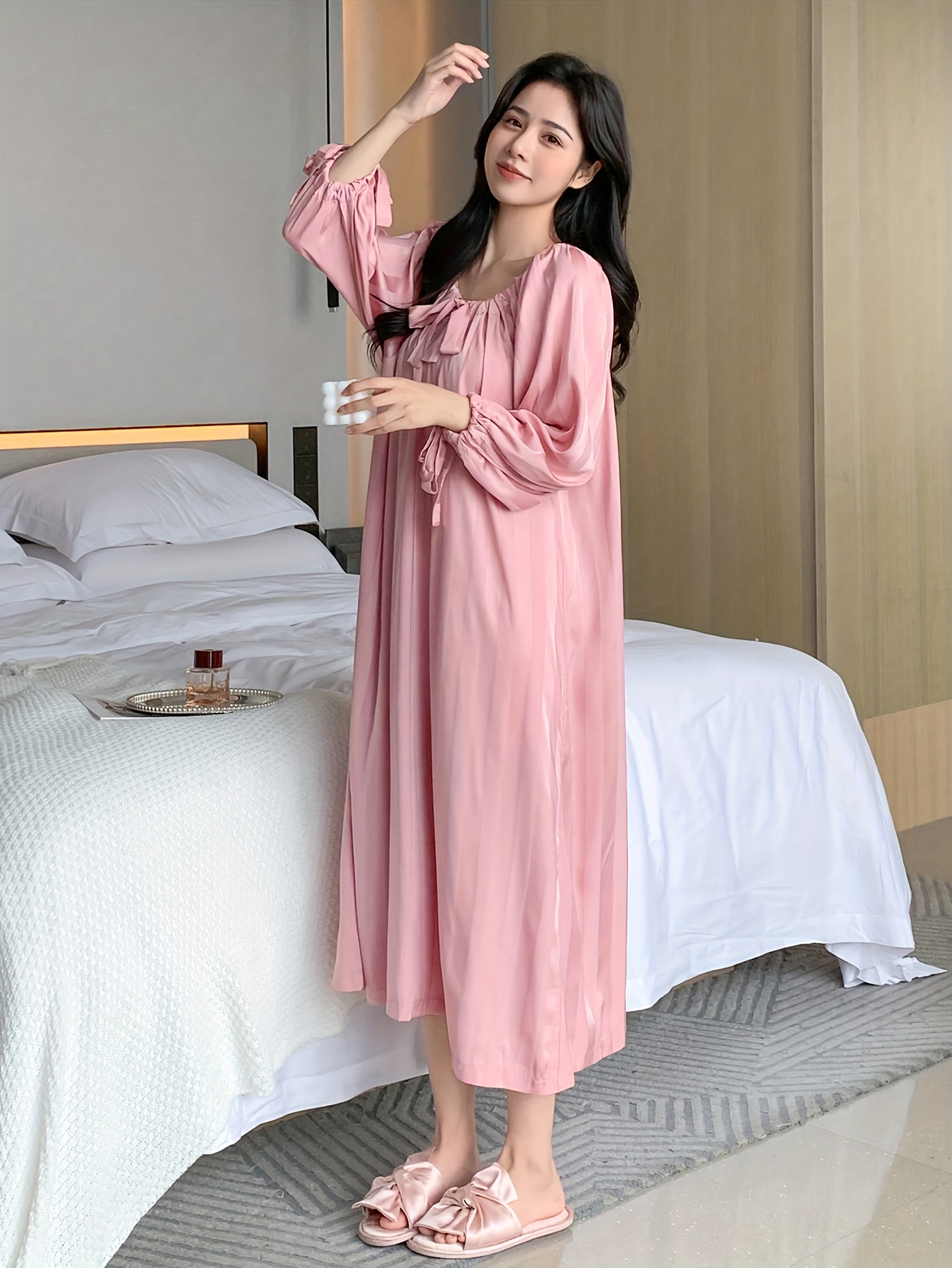 Long sleepwear dress sale