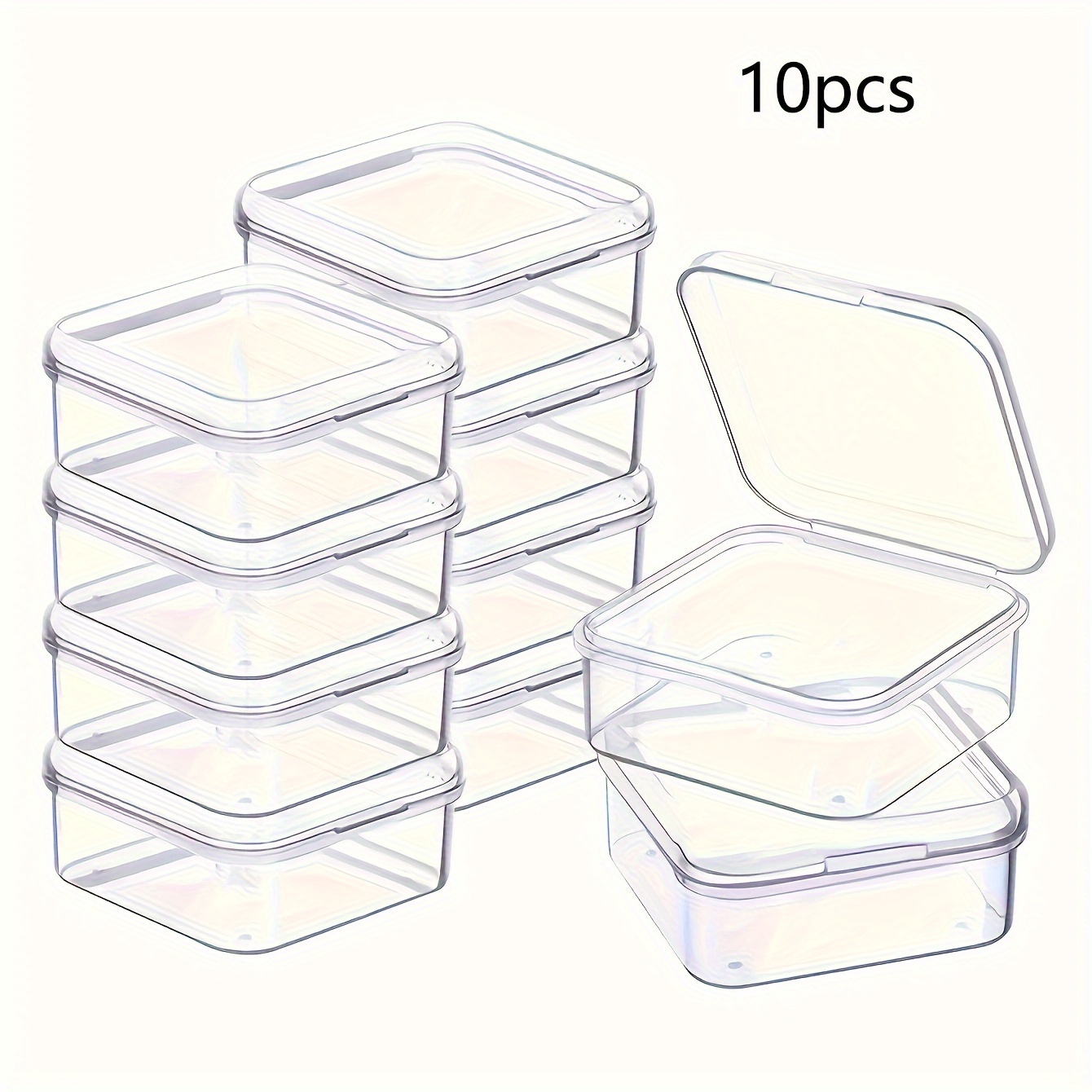 Transparent Plastic Jewelry Storage Box Earplug Box Fish - Temu United  Kingdom