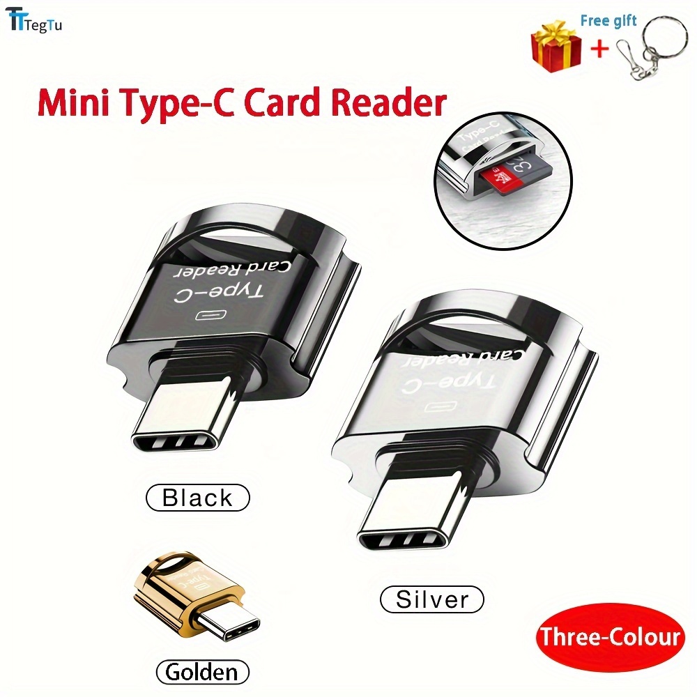 Type c To Micro Sd Tf Adapter Otg Memory Card Reader micro - Temu