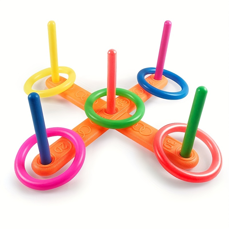 Ring Toss Plastic Carnival Toss Rings Toy For - Temu