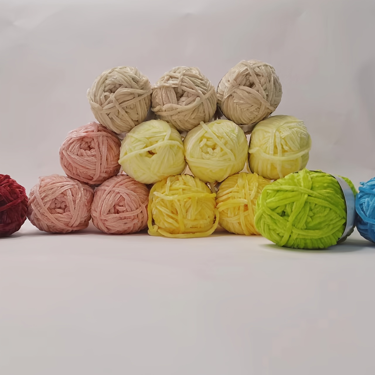 Blanket Yarn For Crocheting Soft Weaving Thread DIY Chenille Wool