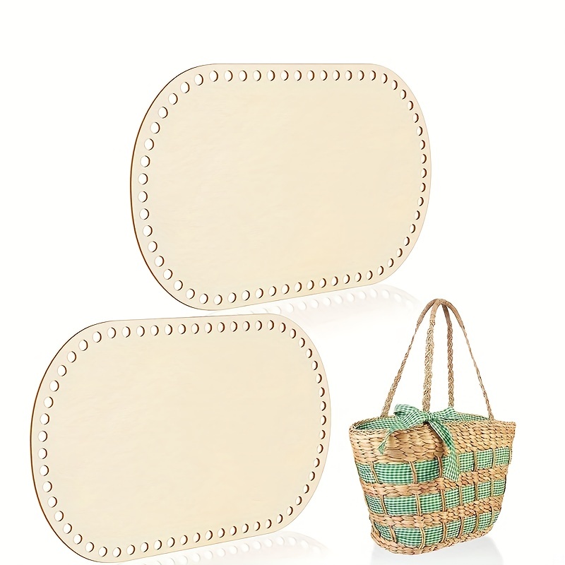 Wooden Basket Bottoms Crochet Basket Base Basket Weaving - Temu