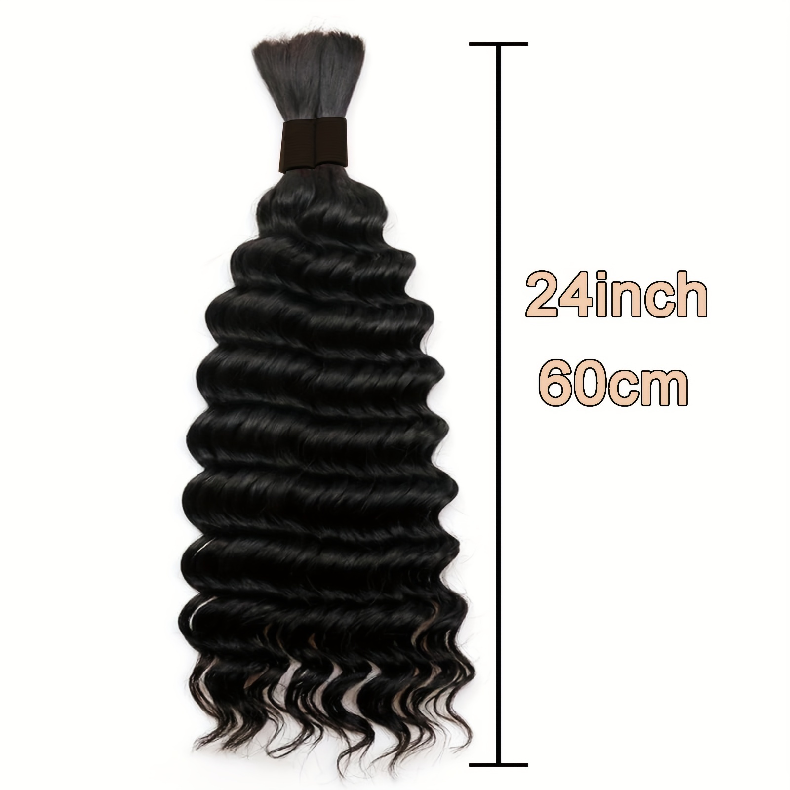 Brazilian Virgin Human Hair Bulk For Micro Braids Wet And Wavy