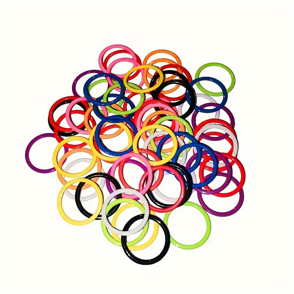 Colorful Ring Stitch Markers Round Knitting Stitch Marks For - Temu