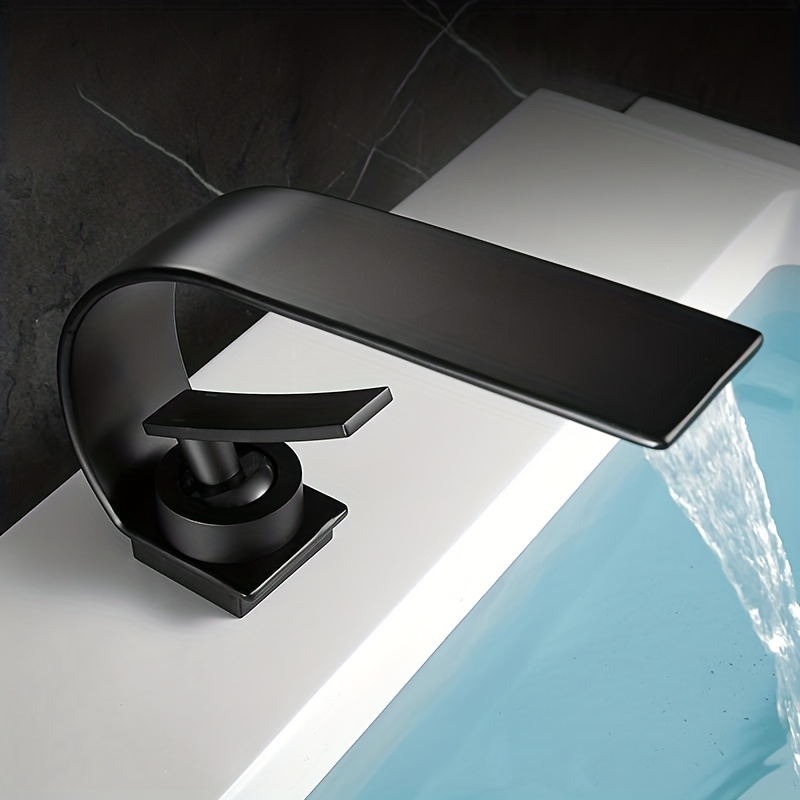 1pc bathroom single lever sink faucet hot and cold water tap ceramic valve core bathroom sink tap bathroom accessories