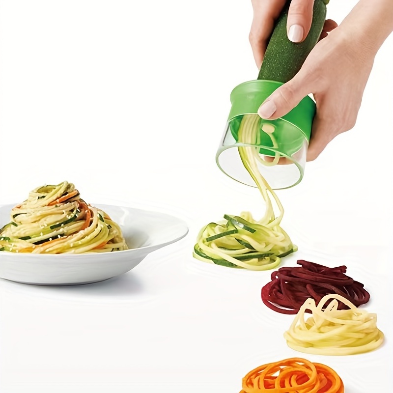 Vegetable Spiralizer, Manual Zucchini Noodle Maker, Zoodles Spiralizer For  Potato, Multifunctional Vegetable Slicer, Fruit Grater, Kitchen Stuff,  Kitchen Gadgets - Temu Hungary