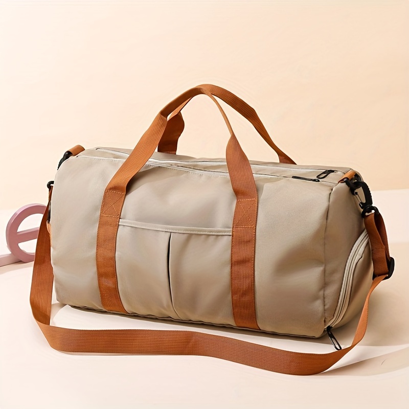 

Minimalist Large-capacity Sports Bag, Travel Storage Duffel Bag, Simple Overnight Zipper Bag