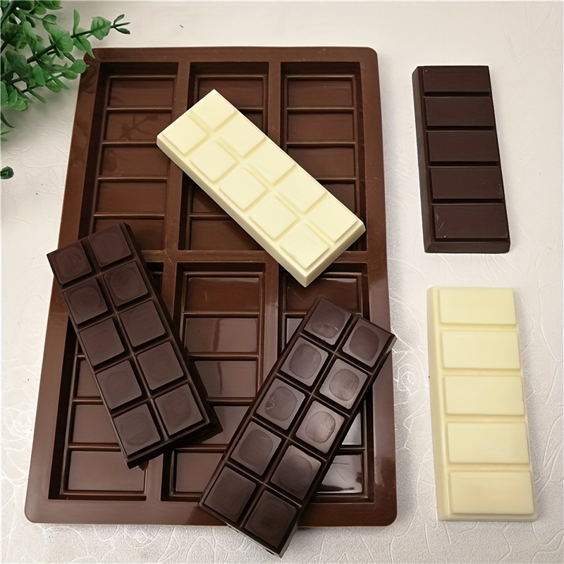 Chocolate Bar Mold 6 Cavity 3d Silicone Mold Heat Resistant - Temu