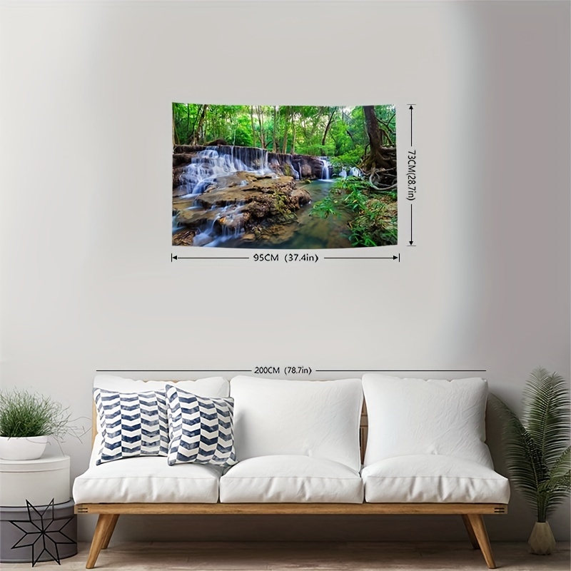 Forest Print Tapestry Wall Hanging for Home Decor