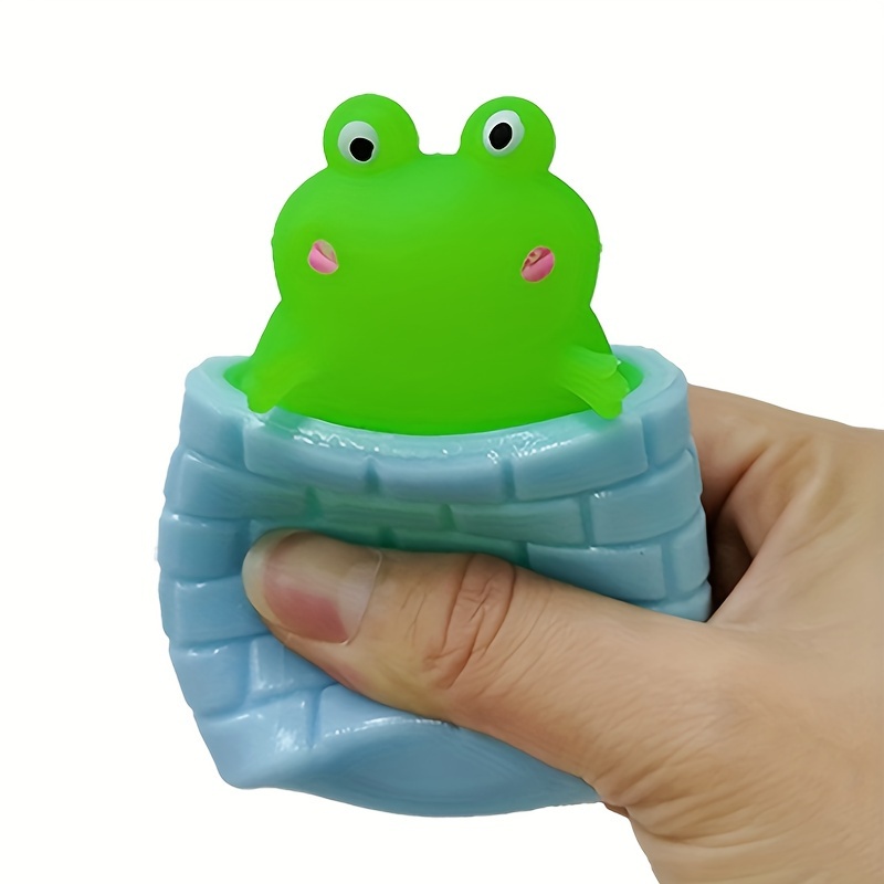 Decompressing Toy Cute Frog Squeeze Cup Pinch Funny Toy - Temu Canada