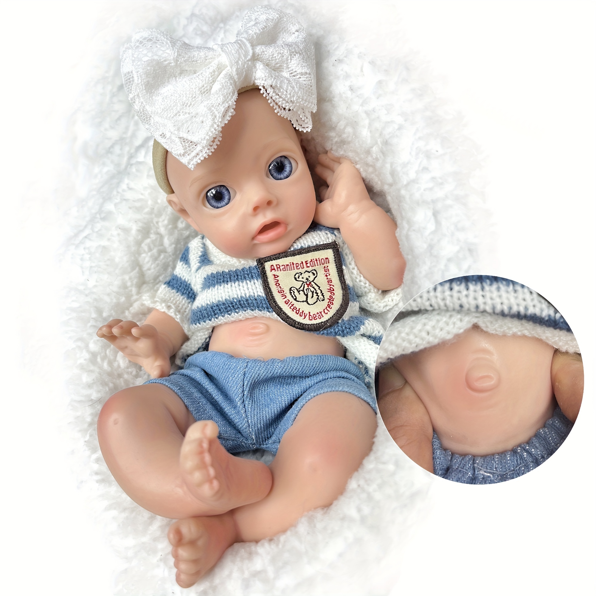 Handmade Solid Silicone Reborn Baby Doll - Perfect Gift For Families! - Temu