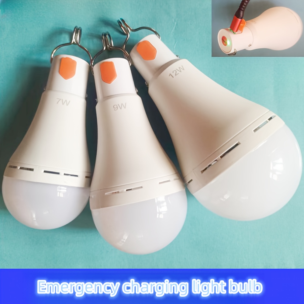 Rechargeable Emergency Led Bulbs (50w Equivalent) Daylight - Temu