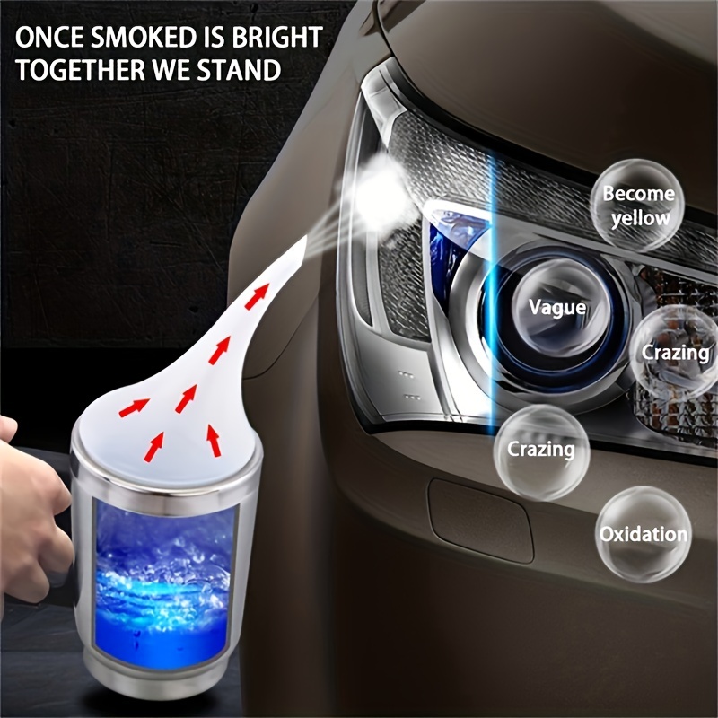 9H Hardness Car Headlight Len Restorer Repair Liquid Polish Cleaning  Universal