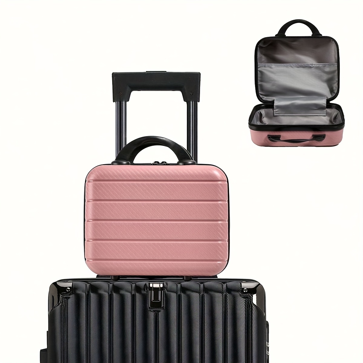 Nuova valigia in pelle pu set valigia da viaggio moda donna con