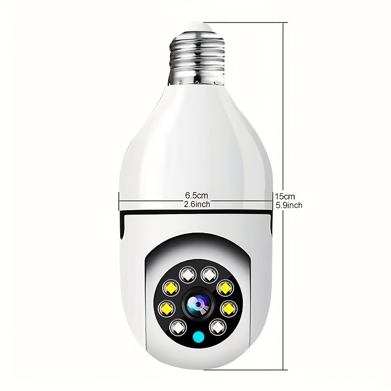 Foco Cámara Vigilancia Wi-Fi BULB CAM 3MP 360º Noche Color + SD 64GB IMOU