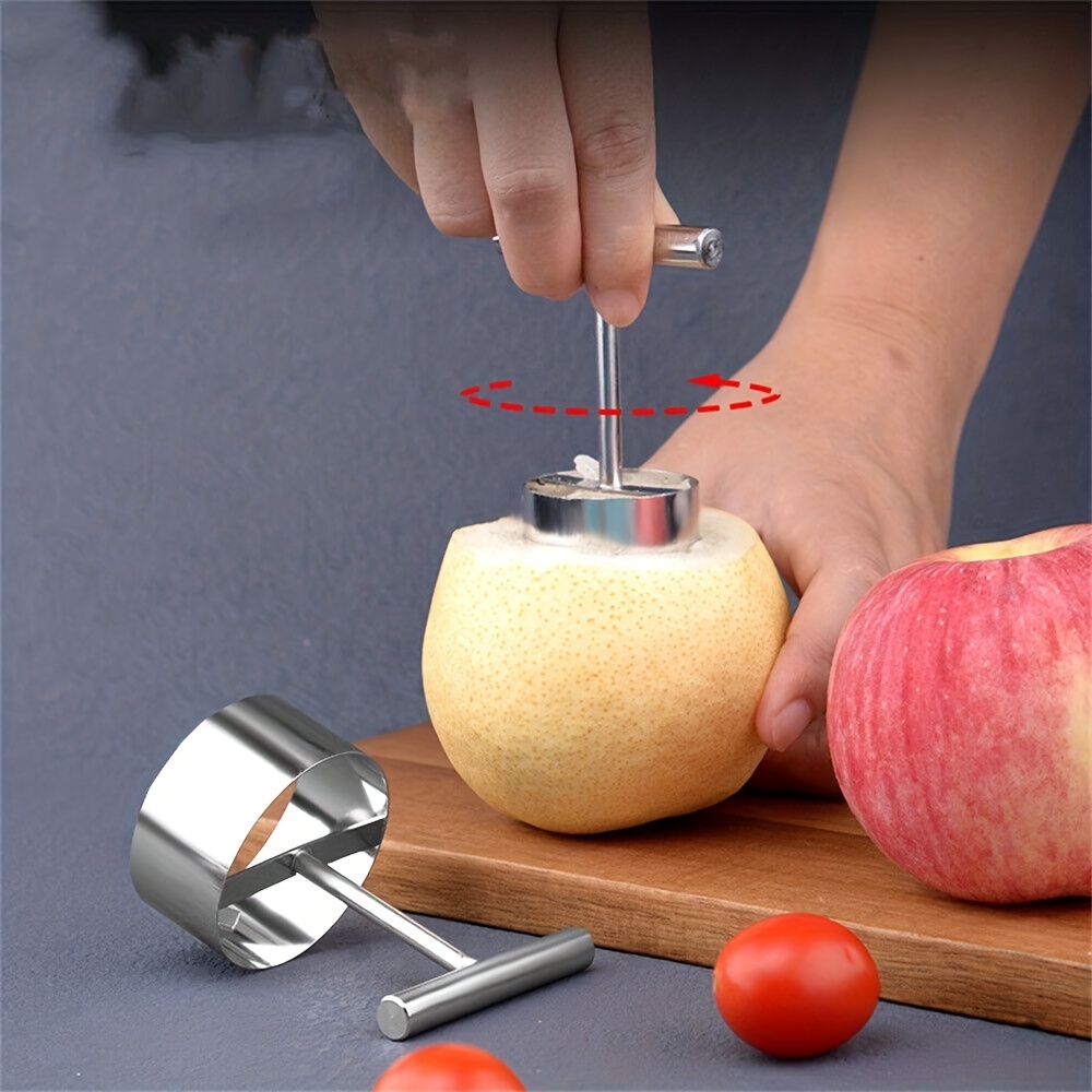 Effortlessly Core And Pears With Stainless Steel Corer - Perfect For  Kitchen Gadgets And Fruit & Vegetable Tools - Temu