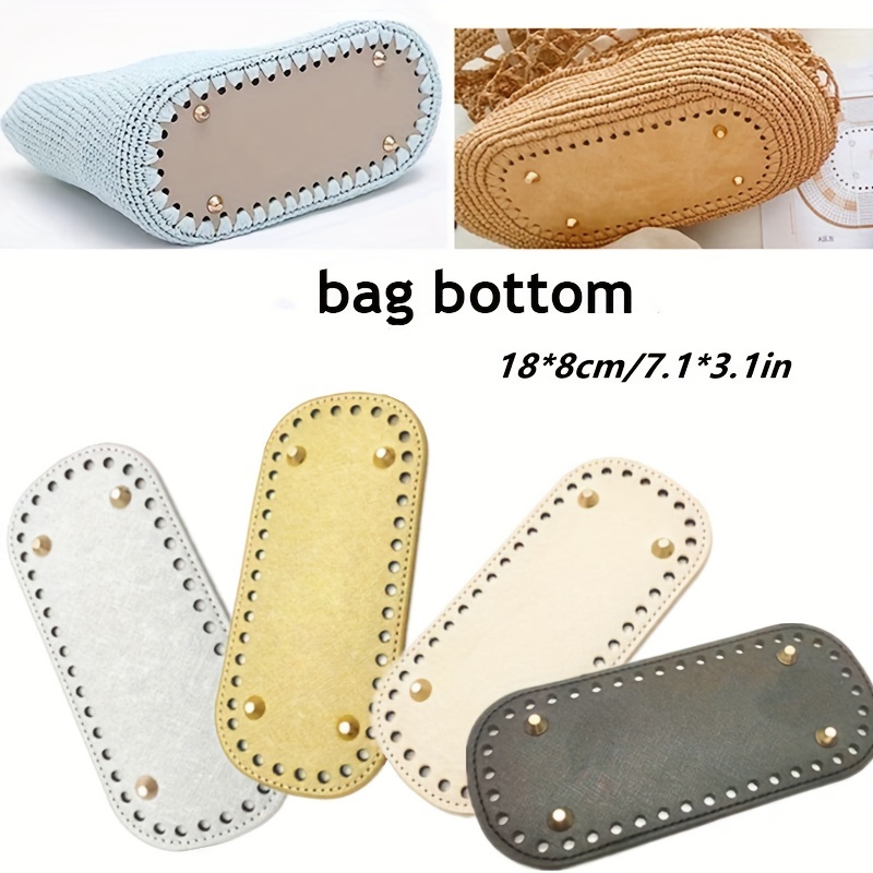 2pcs Handbag Base Shaper 12x5 Inch Felt Bag Bottom Shaper Pad Arc