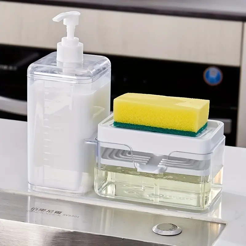 Dish Soap Dispenser Press Type Manual Soap Dispenser With - Temu