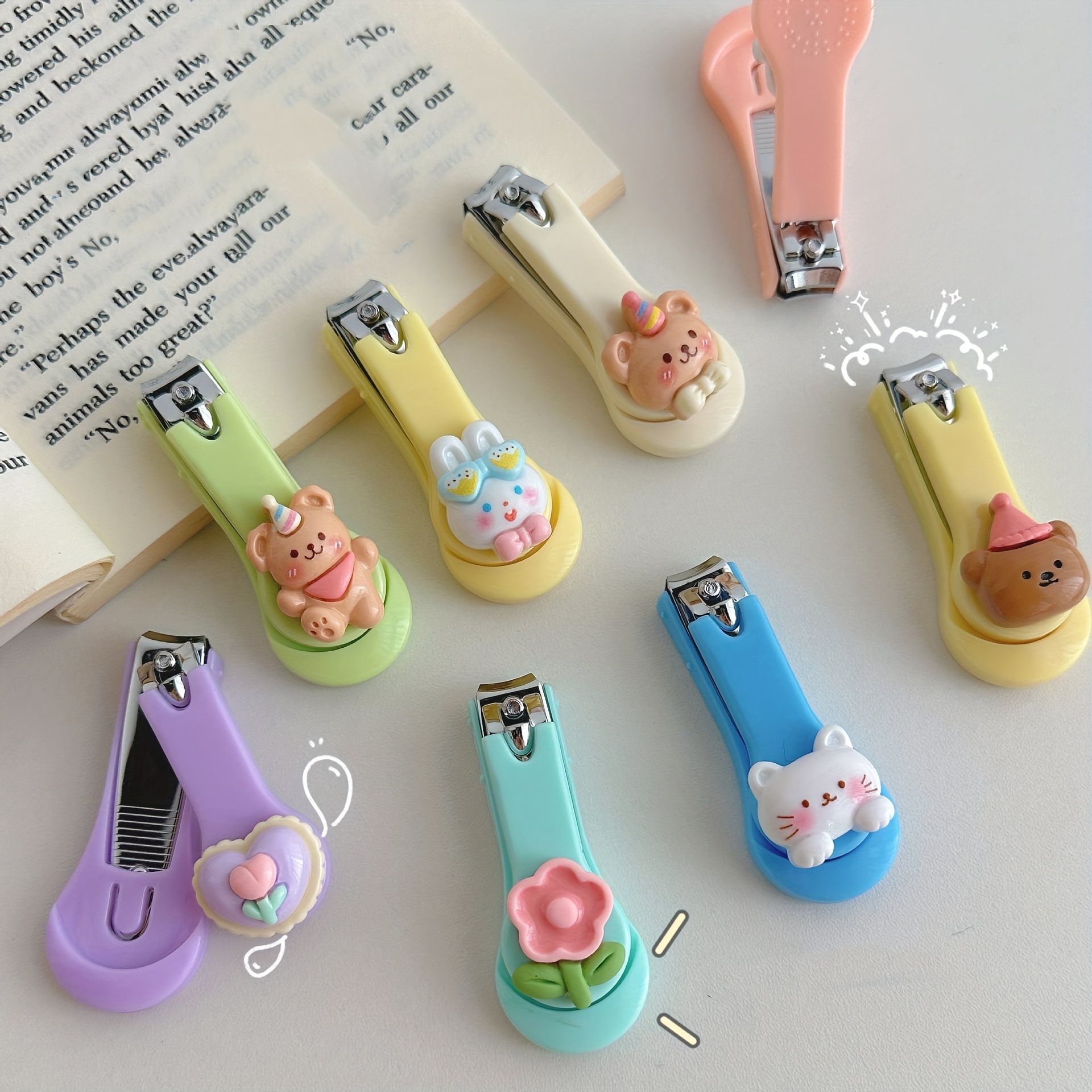 

Adorable Cartoon-themed Nail Clippers - Stainless Steel, , Fingernails & Toenails, Toenail Clippers, Cartoon, Nail Clipper,