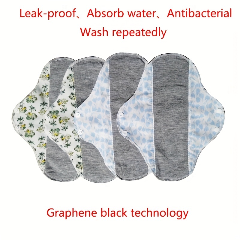 Reusable Sanitary Menstrual Pad Bamboo Cloth Pads Heavy Flow - Temu