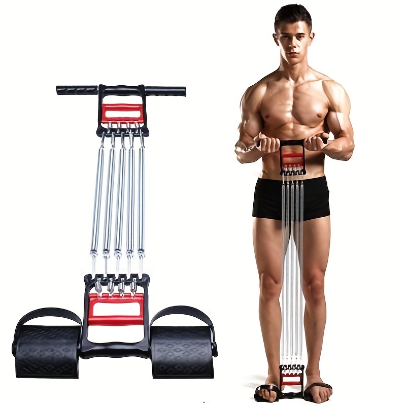 Three purpose Elastic Puller Spring Tension Rope Chest Temu