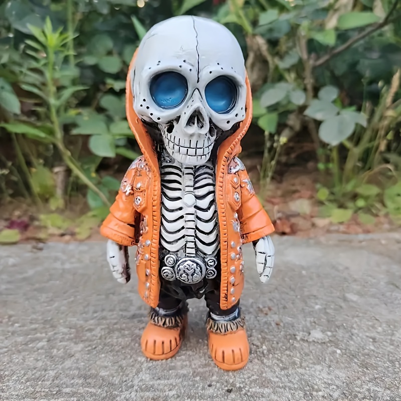 Cool Skeleton Figures 2023 New Resin Crafts Cute Memorial - Temu