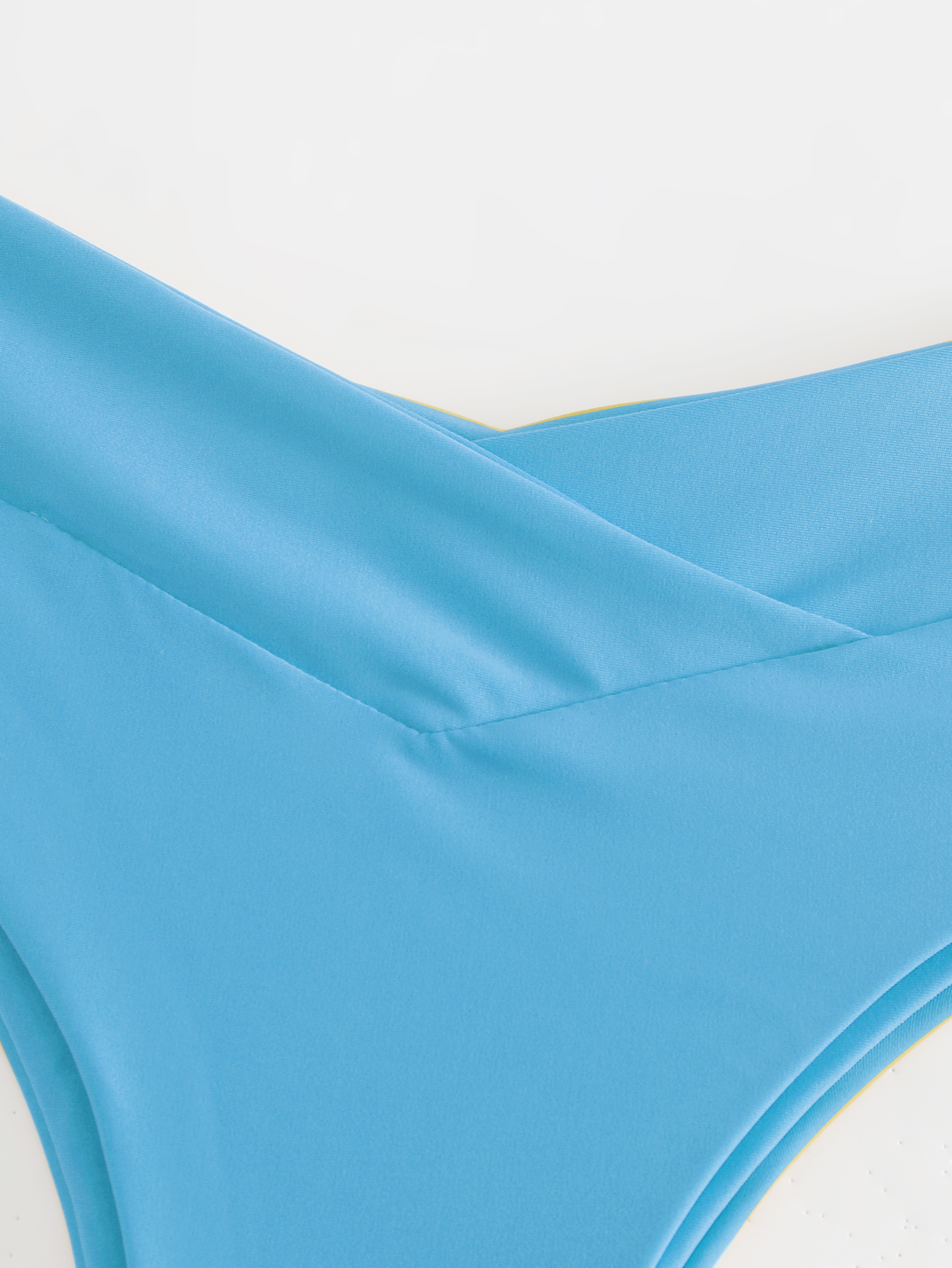 Solid Color Crossover High Cut Swim Briefs Stretchy - Temu