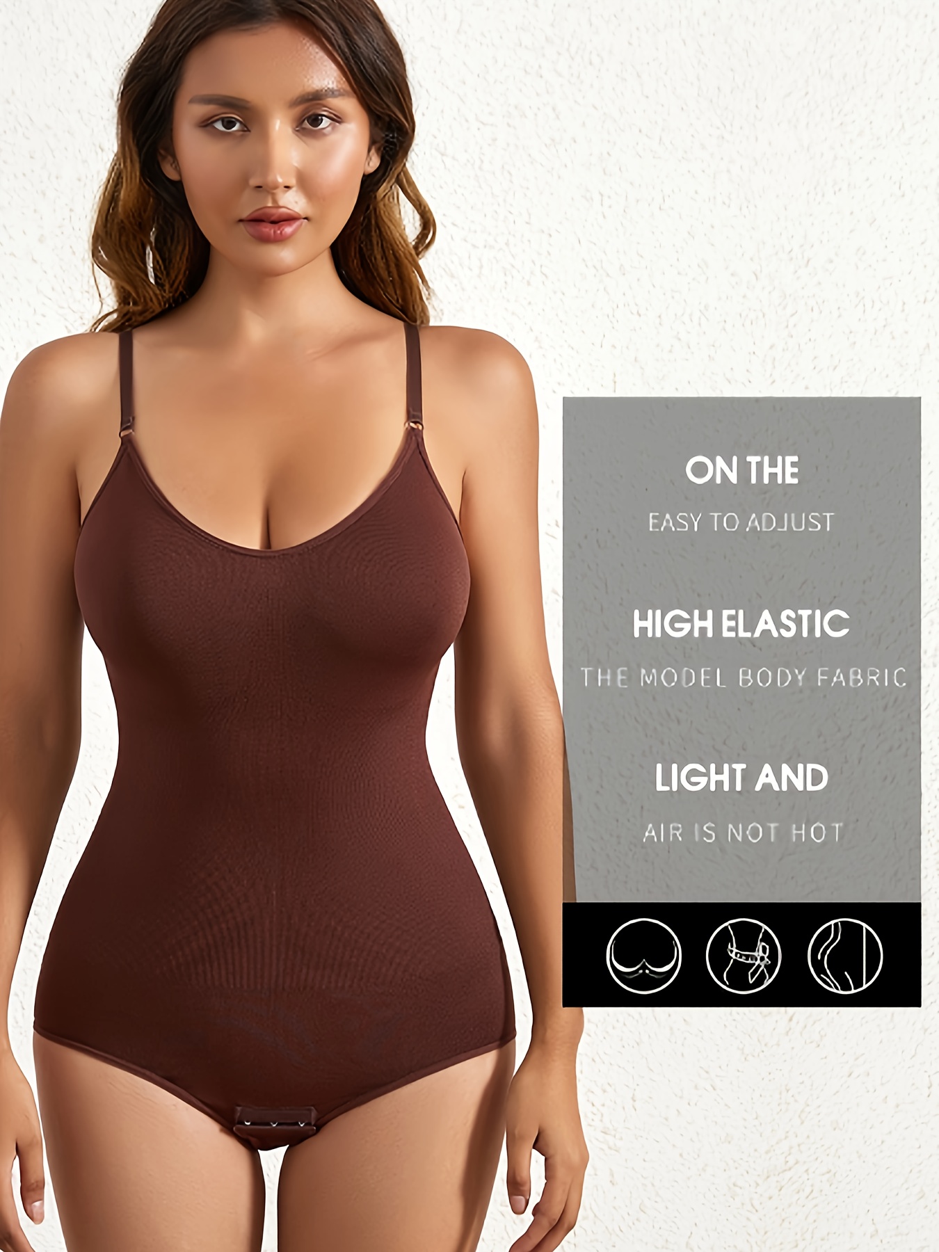 DODOING Sexy One Piece Bodysuit for Women Slimming Bodysuit Tummy