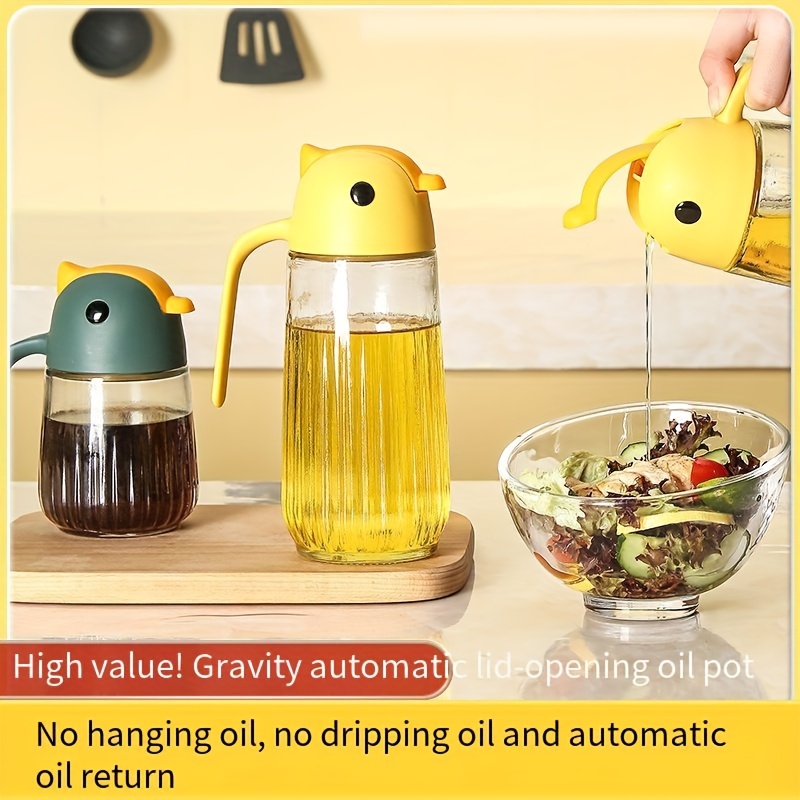 Oil Bottle Glass Oil Dispenser Bottle Leak proof Oil Pot - Temu