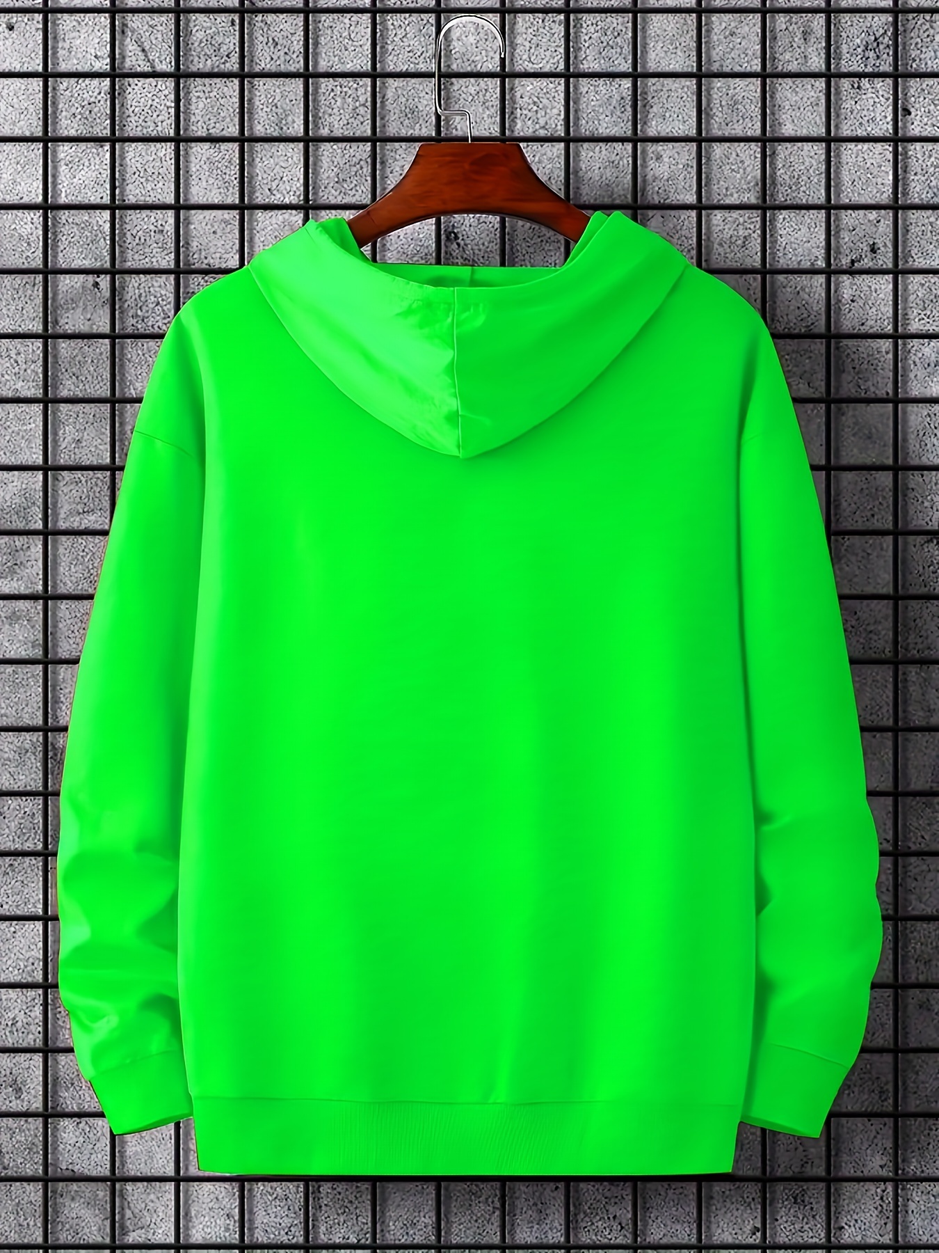Men's Trick Or Treat Print Hoodie Active Breathable Drawstring