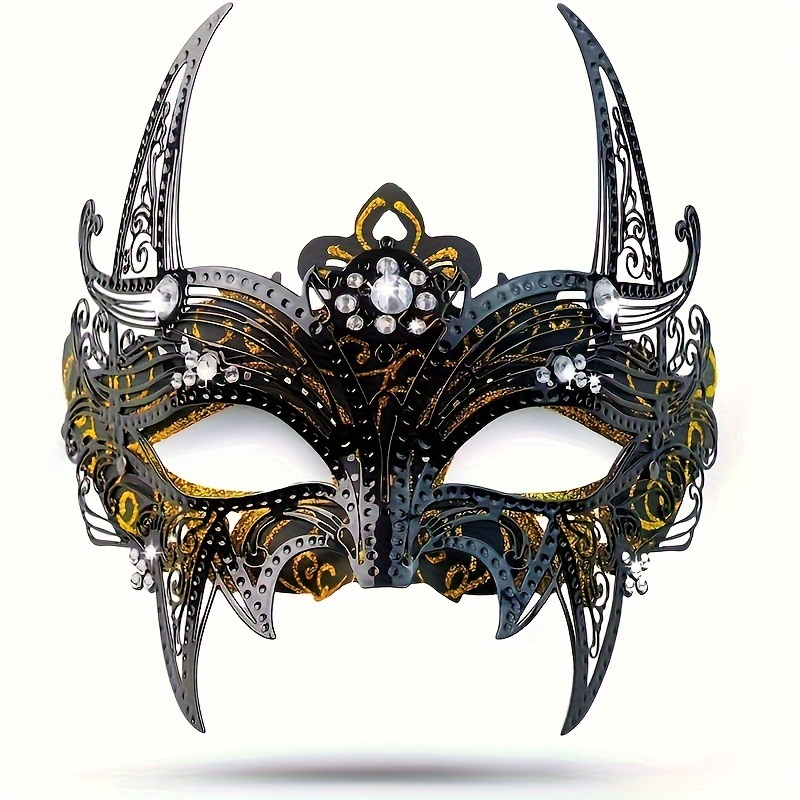 Masquerade Party Face Mask High end Artificial Diamond - Temu