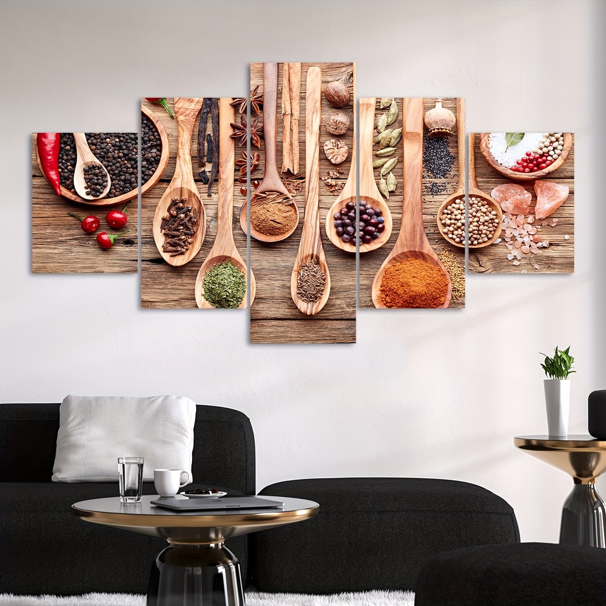 Vintage Spice And Spoon Canvas Wall Art Set - Perfect Kitchen Decor For  Your Home - Temu