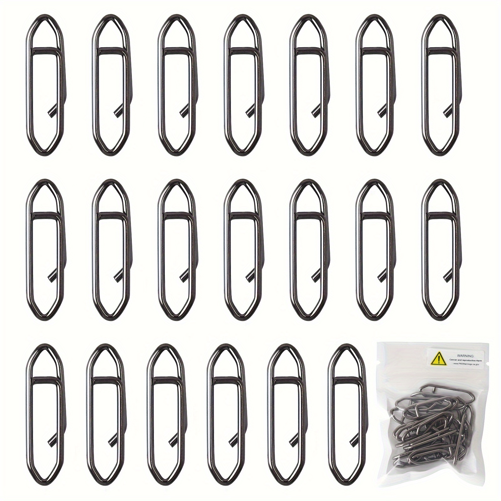 Fishing Clips, Stainless Steel Fishing Quick Clips Lure Quick
