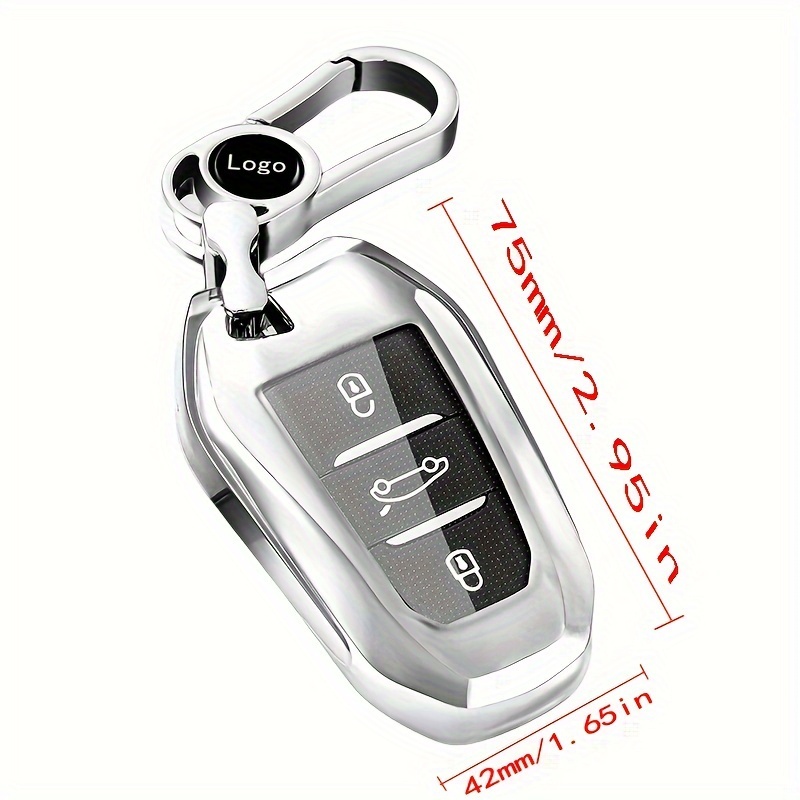 Keychain di Marchio dell'automobile Portachiavi Accessori Per Peugeot 206  207 208 301 307 308 T9 406 407 508 2008 3008 5008 108 RCZ 607 4008 301 306  - AliExpress