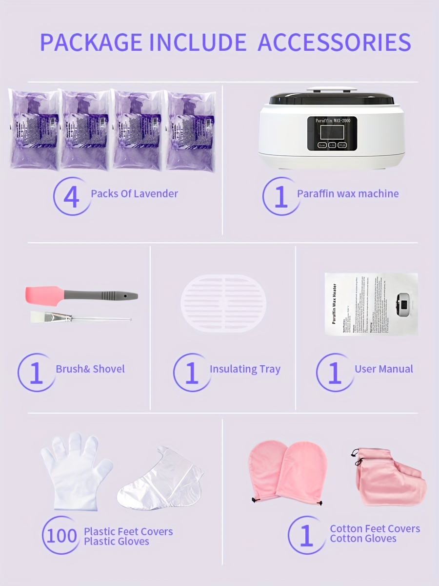 Paraffin Wax Machine for Hand and Feet, Paraffin Baths Wax Warmer