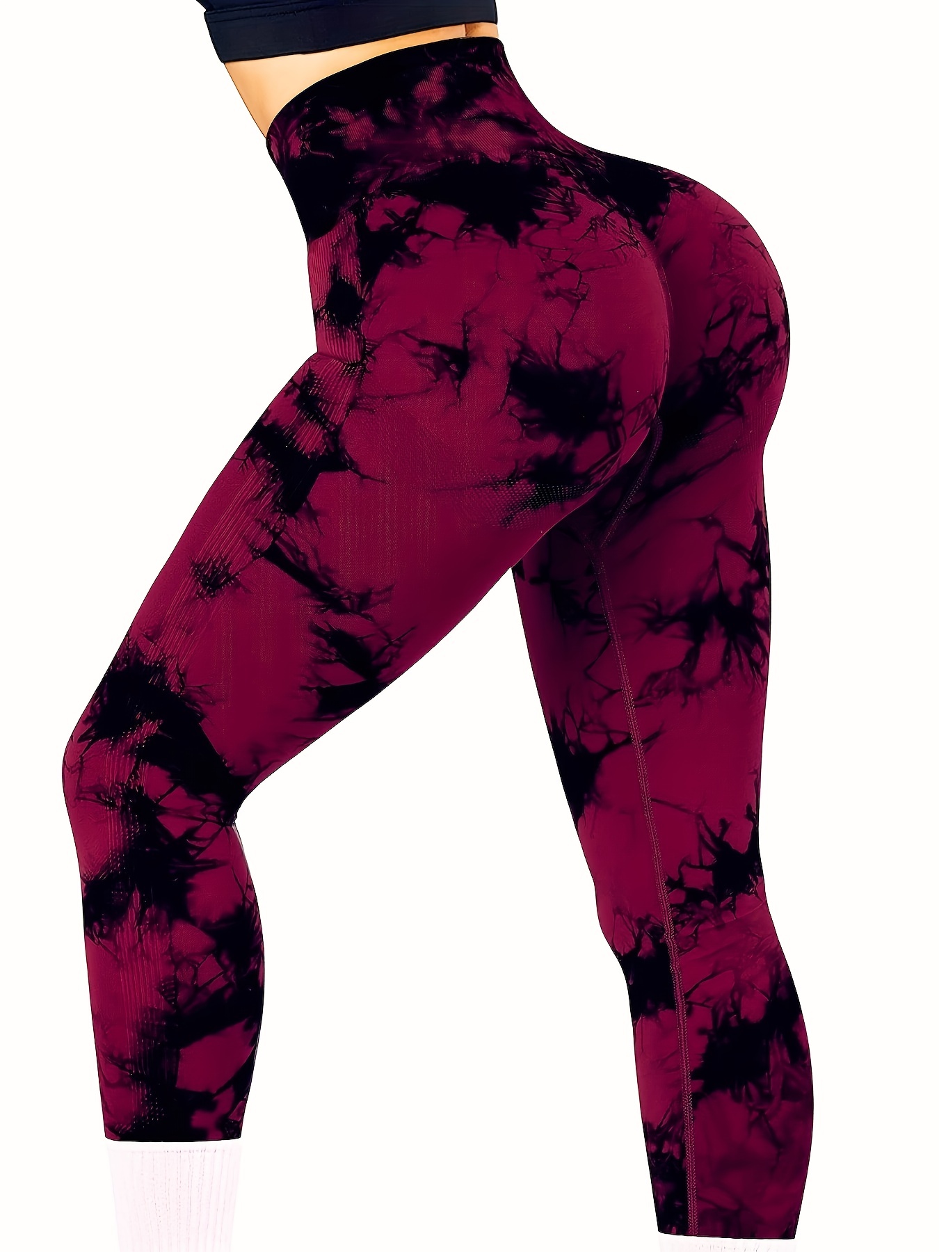 HONEYCOMB SCRUNCH SEAMLESS LEGGINGS HOT PINK