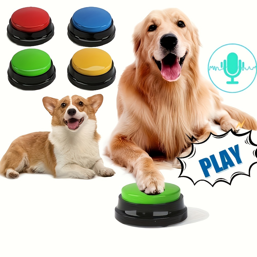 1pc Pet Voice Recorder Button, Dog Buttons For Communication, Pet Training  Buzzer For Dogs - Accessoires Pour Animaux - Temu France