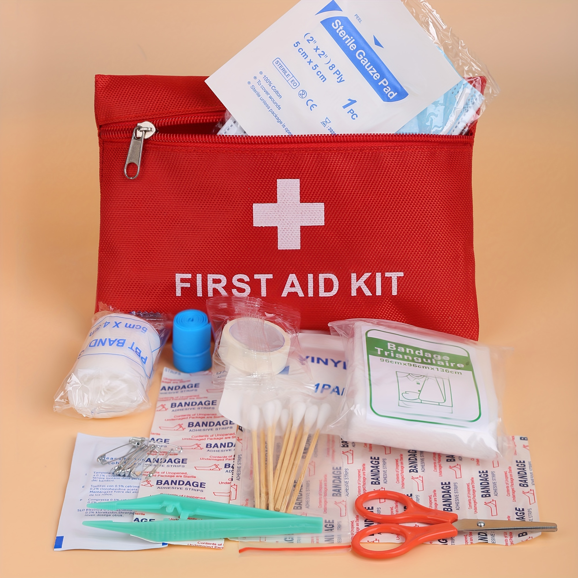 First Aid Kit, Car Emergency Kit, Outdoor Travel Rescue Kit